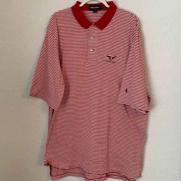 POLO GOLF Ralph Lauren Mens stripe shirt. Size2XL - Picture 1 of 9
